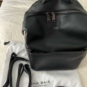 Mina Baie Leather Stevie Midi